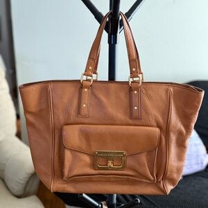 Marc by Marc Jacobs Brown Leather Tote Bag